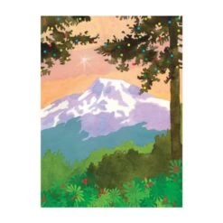 Mountain Greeting Holiday Boxed Notes