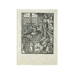 Woodcut Style Hardback Notebook - Bookbinder