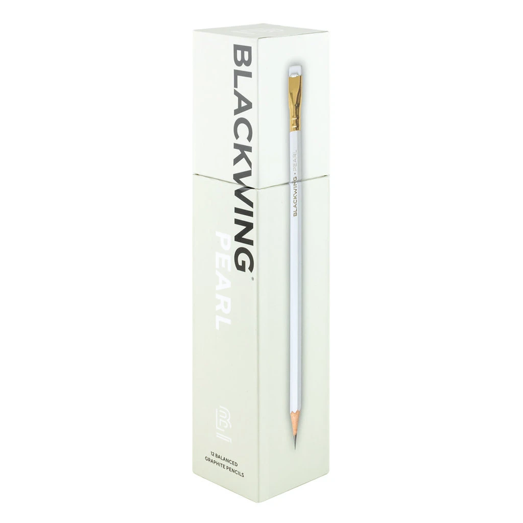 Blackwing White Pearl Pencil (Balanced) Box Of 12 1 Blackwing White Pearl Pencil (Balanced) Box Of 12