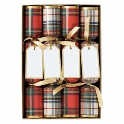 Stewart Tartan Christmas Crackers