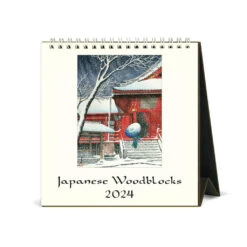 2024 Japanese Woodblock Desk Calendar