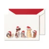 Crane Santa Dogs Holiday Card Set Of 10