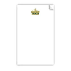 Enchanted Crown Large Notepad