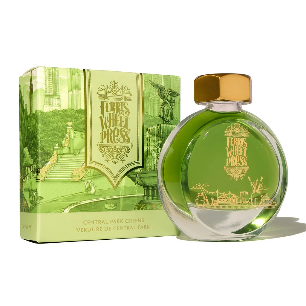 Central Park Green Bottled Ink 38ml 1 Central Park Green Bottled Ink 38ml