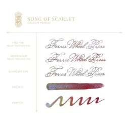 Ferritales Song Of Scarlet Bottled Ink 20ml 5 Ferritales Song Of Scarlet Bottled Ink 20ml -Creative Corner Deals Store ferris wheel press ferritales song of scarlet bott 2