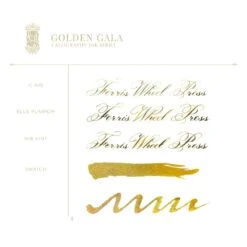 Golden Gala Calligraphy Ink 28ml -Creative Corner Deals Store ferris wheel press golden gala calligraphy ink 28m 2