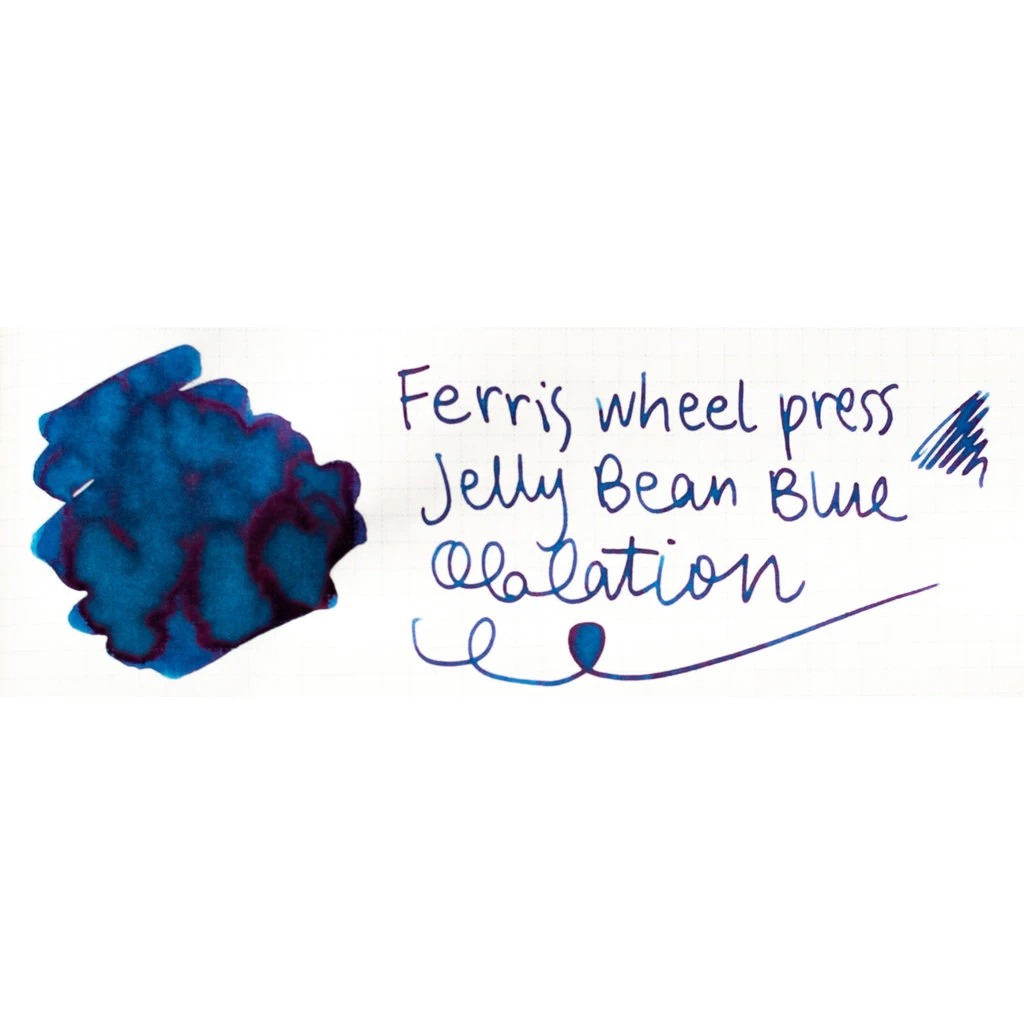 Jelly Bean Blue Bottled Ink 38ml 2 Jelly Bean Blue Bottled Ink 38ml - Image 2