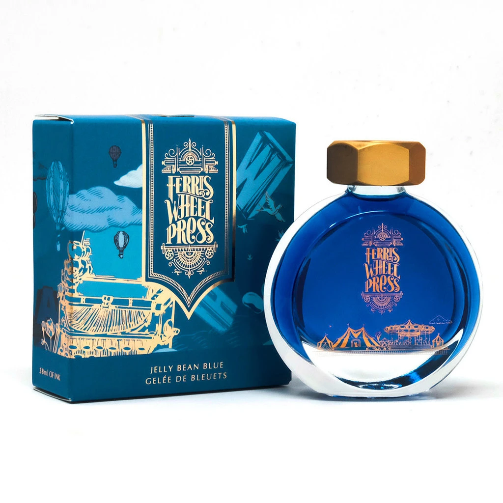 Jelly Bean Blue Bottled Ink 38ml 1 Jelly Bean Blue Bottled Ink 38ml