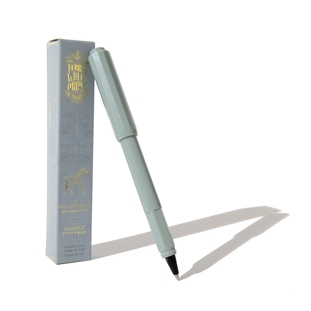 The Roundabout Rollerball Seaside Glass 2 The Roundabout Rollerball Seaside Glass - Image 2