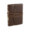 Medieval Amalfi Dark Brown Leather Medium Journal