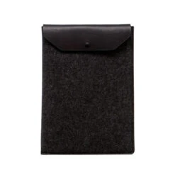 Classic Merino Wool 15" Laptop Sleeve - Charcoal