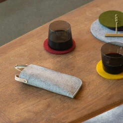 Eyeglass Sleeve Merino Wool - Granite -Creative Corner Deals Store graf lantz eyeglass sleeve merino wool granite 2