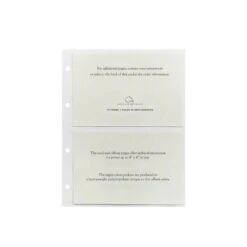 3-Ring Medium Binder Page Refill For 4x6 Photos