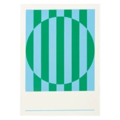 Hanji Book Stripe Water Green A5