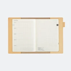 A5 5-Year Techo Leather Cover (Natural) Hobonichi Techo -Creative Corner Deals Store hobonichi a5 5 year techo leather cover natural ho 6