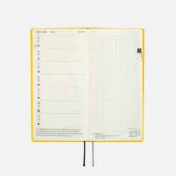 Colors: Poppin' Yellow Weeks 2024 Hobonichi Techo -Creative Corner Deals Store hobonichi colors poppin yellow weeks 2024 hobonich 2