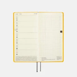 Colors: Poppin' Yellow Weeks MEGA Hobonichi Techo -Creative Corner Deals Store hobonichi colors poppin yellow weeks mega hobonich 3