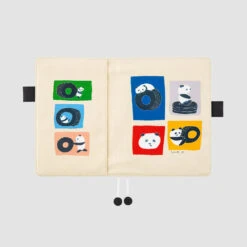 Jin Kitamura: Love It Panda A5 Hobonichi Techo [COVER ONLY] -Creative Corner Deals Store hobonichi jin kitamura love it panda a5 hobonichi 3