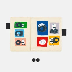 Jin Kitamura: Love It Panda A6 Hobonichi Techo [COVER ONLY] -Creative Corner Deals Store hobonichi jin kitamura love it panda a6 hobonichi 2