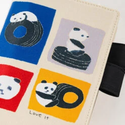 Jin Kitamura: Love It Panda A6 Hobonichi Techo [COVER ONLY] -Creative Corner Deals Store hobonichi jin kitamura love it panda a6 hobonichi 4