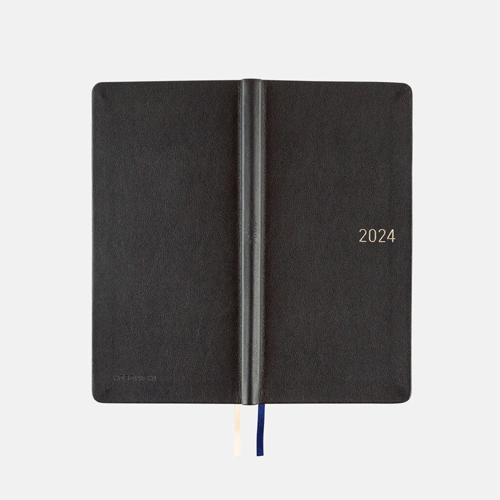 Leather: Classical Navy Weeks 2024 Hobonichi Techo 5 Leather: Classical Navy Weeks 2024 Hobonichi Techo - Image 5
