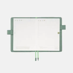 Leather: TS Water Green A5 Hobonichi Techo [COVER ONLY] -Creative Corner Deals Store hobonichi leather ts water green a5 hobonichi tech 7