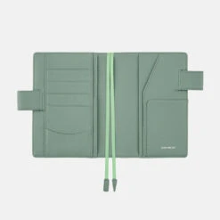 Leather: Water Green A6 Hobonichi Techo [COVER ONLY] -Creative Corner Deals Store hobonichi leather water green a6 hobonichi techo c 2