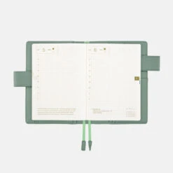 Leather: Water Green A6 Hobonichi Techo [COVER ONLY] -Creative Corner Deals Store hobonichi leather water green a6 hobonichi techo c 7