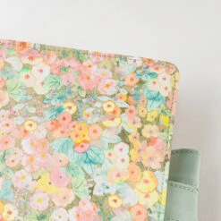 Liberty Fabrics: Hollyhocks Orange A5 Hobonichi Techo [COVER ONLY] -Creative Corner Deals Store hobonichi liberty fabrics hollyhocks orange a5 hob 4