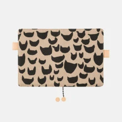 Mina Perhonen: Anone-Anone Black A5 Hobonichi Techo [COVER ONLY] -Creative Corner Deals Store hobonichi mina perhonen anone anone black a5 hobon 3