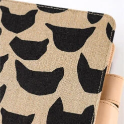 Mina Perhonen: Anone-Anone Black A5 Hobonichi Techo [COVER ONLY] -Creative Corner Deals Store hobonichi mina perhonen anone anone black a5 hobon 4