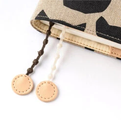 Mina Perhonen: Anone-Anone Black A5 Hobonichi Techo [COVER ONLY] -Creative Corner Deals Store hobonichi mina perhonen anone anone black a5 hobon 5