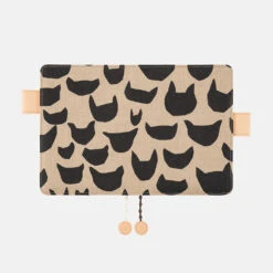 Mina Perhonen: Anone-Anone Black A6 Hobonichi Techo [COVER ONLY] -Creative Corner Deals Store hobonichi mina perhonen anone anone black a6 hobon 3