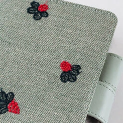 Mina Perhonen: Light Berry Green A6 Hobonichi Techo [COVER ONLY] -Creative Corner Deals Store hobonichi mina perhonen light berry green a6 hobon 4