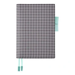 [sold Out] Gingham Black A5 Hobonichi Techo [COVER ONLY]