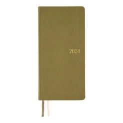 [sold Out] Leather: Olive Green Weeks 2024 Hobonichi Techo