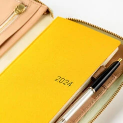 [sold Out] Liberty Fabrics: Hollyhocks Orange Weeks Cover Hobonichi Techo -Creative Corner Deals Store hobonichi sold out liberty fabrics hollyhocks oran 14