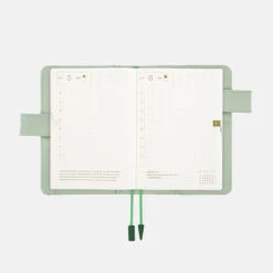 [sold Out] Liberty Fabrics: Hollyhocks Orange A6 Hobonichi Techo [COVER ONLY] -Creative Corner Deals Store hobonichi sold out liberty fabrics hollyhocks oran 4