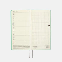 [sold Out] Paper Series: Pale Blue-Green Weeks 2024 Hobonichi Techo -Creative Corner Deals Store hobonichi sold out paper series pale blue green we 2