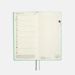 [sold Out] Paper Series: Pale Blue-Green Weeks 2024 Hobonichi Techo -Creative Corner Deals Store hobonichi sold out paper series pale blue green we 3
