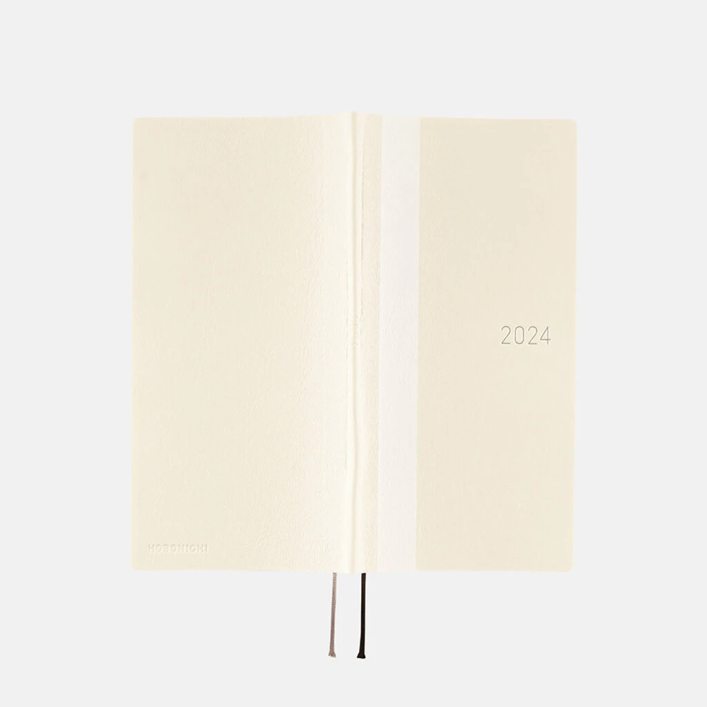 White Line: Ivory Weeks 2024 Hobonichi Techo 5 White Line: Ivory Weeks 2024 Hobonichi Techo - Image 5