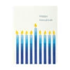 Candles Happy Hanukkah Letterpress Cards Box Of 6