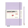 2024 A5 Weekly Hardcover Planner - Lilac