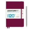 Leuchtturm A5 Port Red 120g Edition Hardcover Notebook Dot