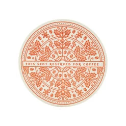 Reserved For Coffee Letterpress Coasters