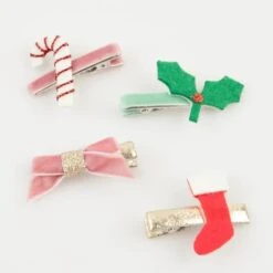 Meri-Meri Christmas Icon Hair Clips -Creative Corner Deals Store meri meri christmas icon hair clips 2