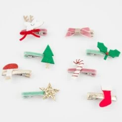 Meri-Meri Christmas Icon Hair Clips -Creative Corner Deals Store meri meri christmas icon hair clips 3