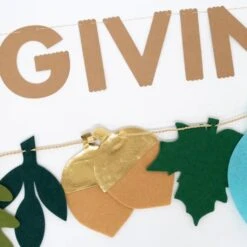 Meri-Meri Felt Leaves Thanksgiving Garland -Creative Corner Deals Store meri meri felt leaves thanksgiving garland 5