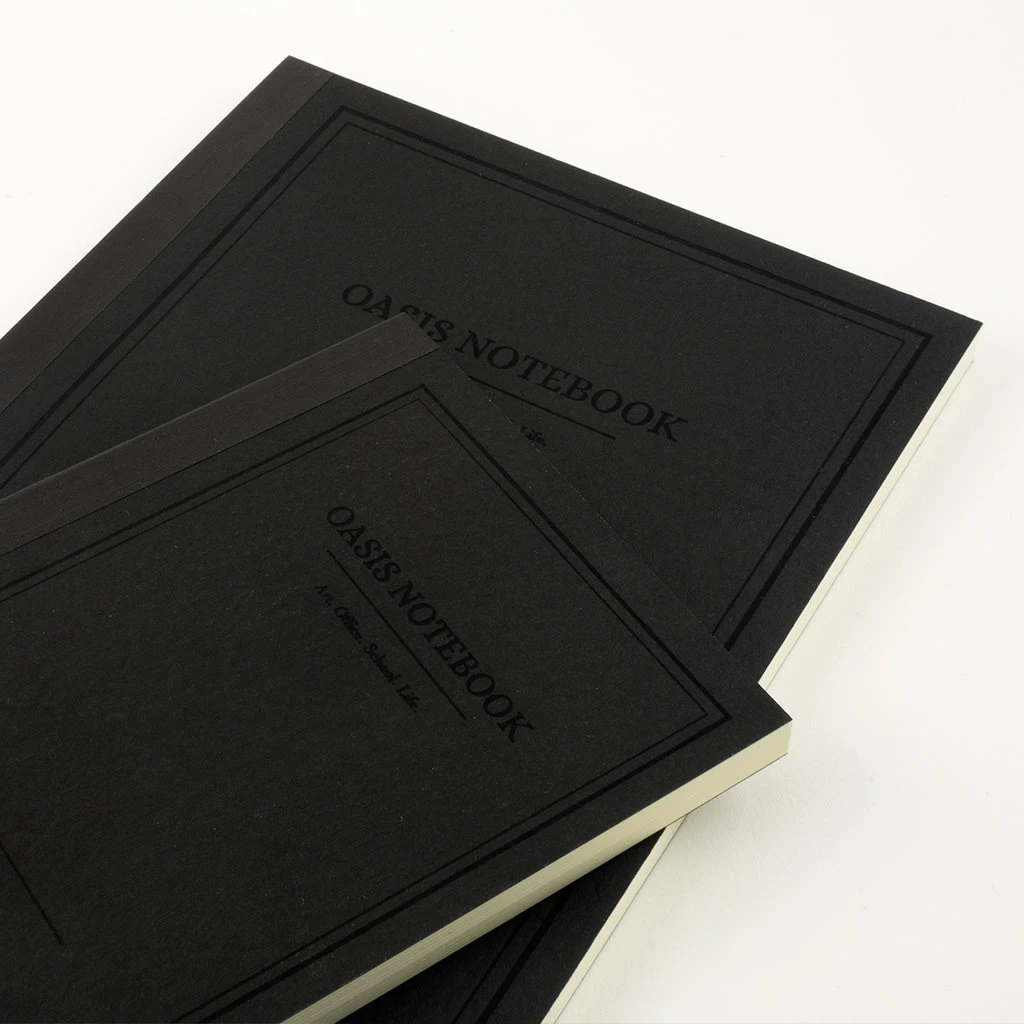 Oasis Notebook A5 Charcoal 3 Oasis Notebook A5 Charcoal - Image 3