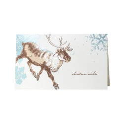 Christmas Wishes Menagerie Greeting Letterpress Card -Creative Corner Deals Store oblation papers press christmas wishes menagerie g 3
